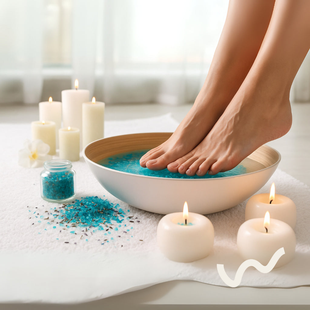 Escalda-Pés Flowah™ 1kg  -  Relaxamento, Alívio e Detox Natural