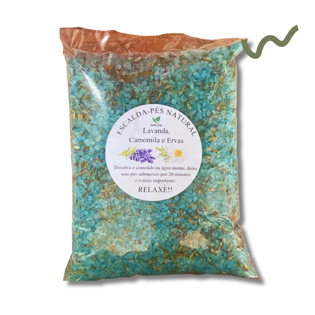 Escalda-Pés Flowah™ 1kg  -  Relaxamento, Alívio e Detox Natural