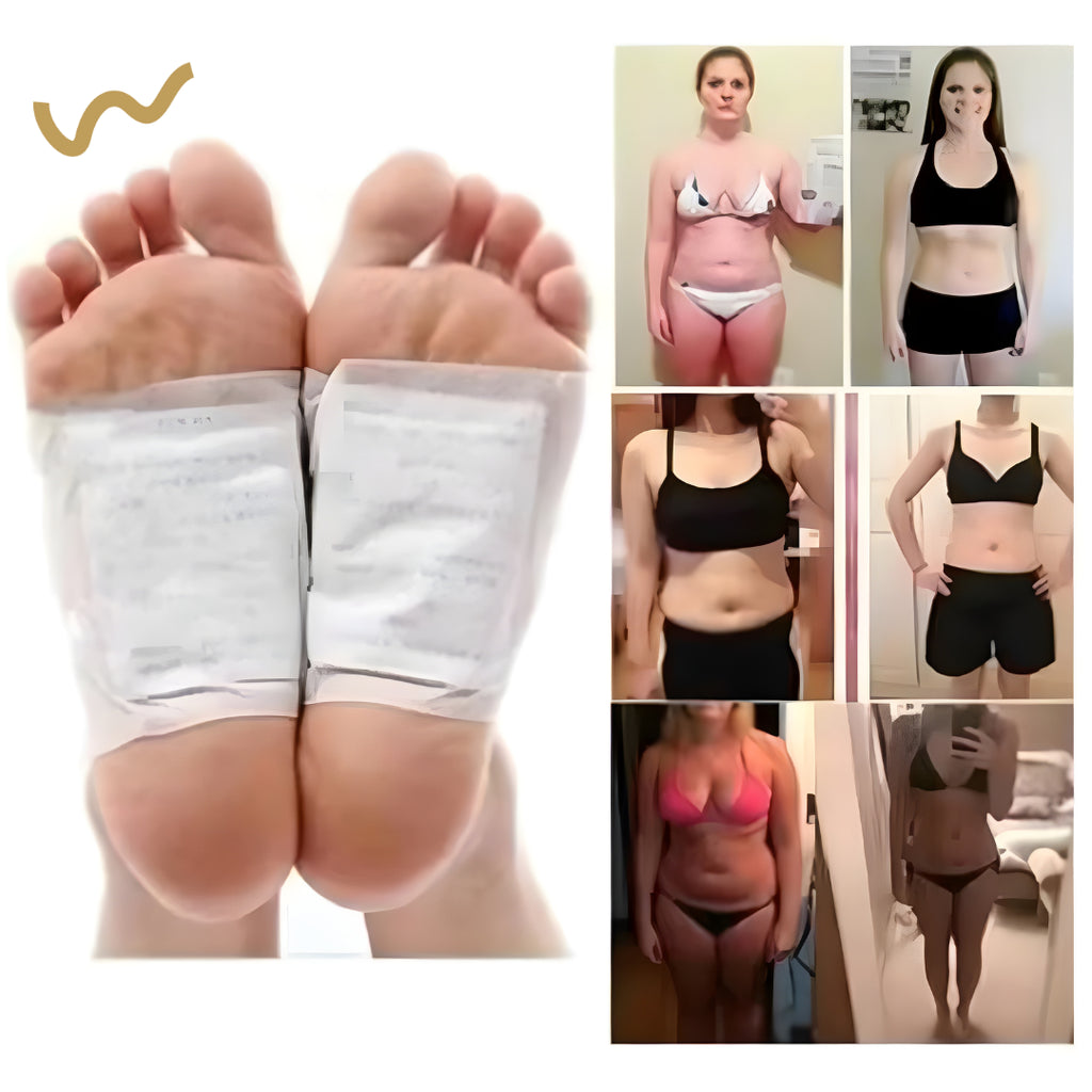 Caixa de adesivo DETOX FLOWAH™ c/ 30 unidades – DESINTOXICAÇÃO PELOS PÉS