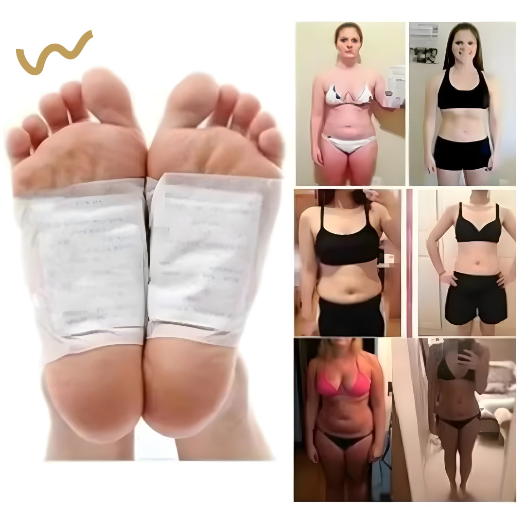 Caixa de adesivo DETOX FLOWAH™ c/ 30 unidades – DESINTOXICAÇÃO PELOS PÉS