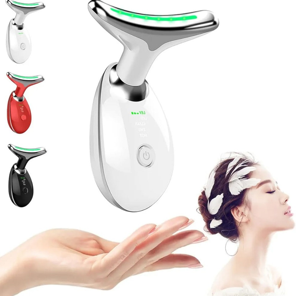 Massageador Portátil com Luz LED