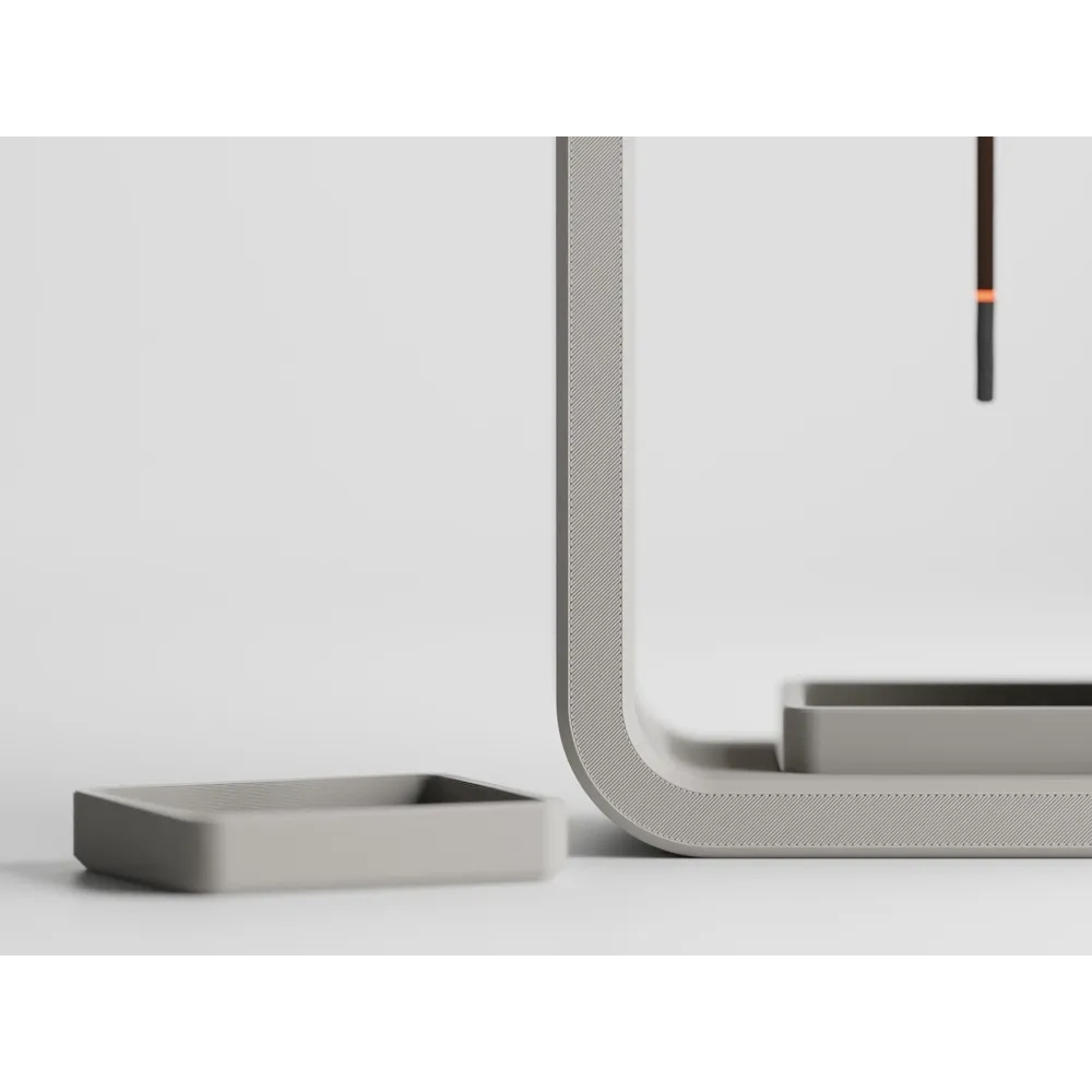 Porta Incenso Invertido Minimalista Moderno Incensário